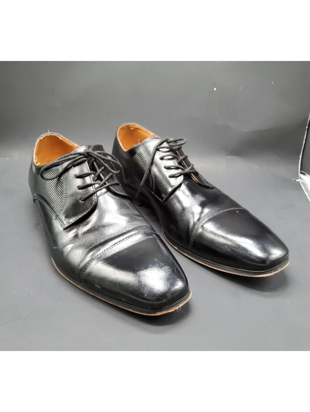 Florsheim Shoes Calipa Cap Toe Oxfords Men's Sz 11.5 Medium (D) Black